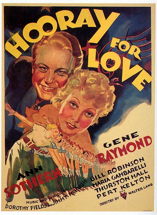 Hooray for Love Movie Poster