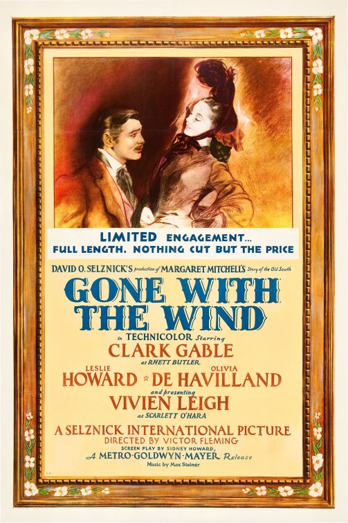 Gone With the Wind Movie Poster