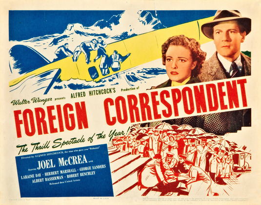 Foreign Correspondent Movie Poster