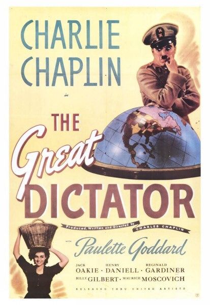 The Great Dictator Movie Poster