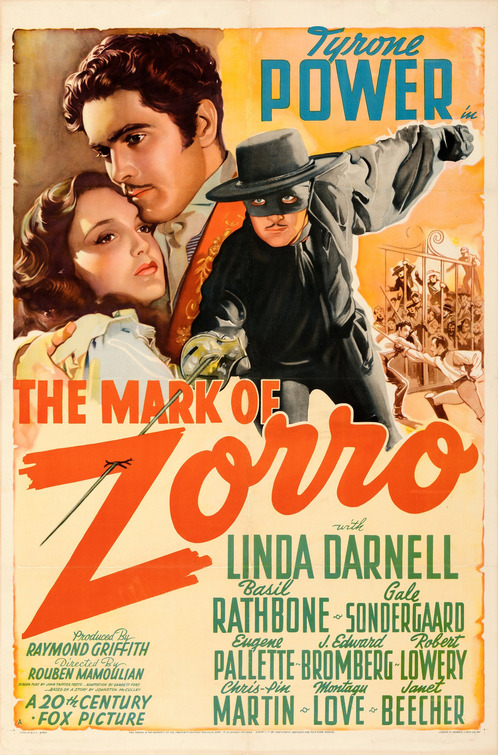 The Mark of Zorro Movie Poster