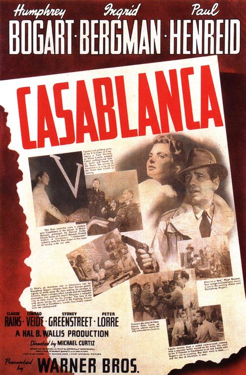 Casablanca Movie Poster