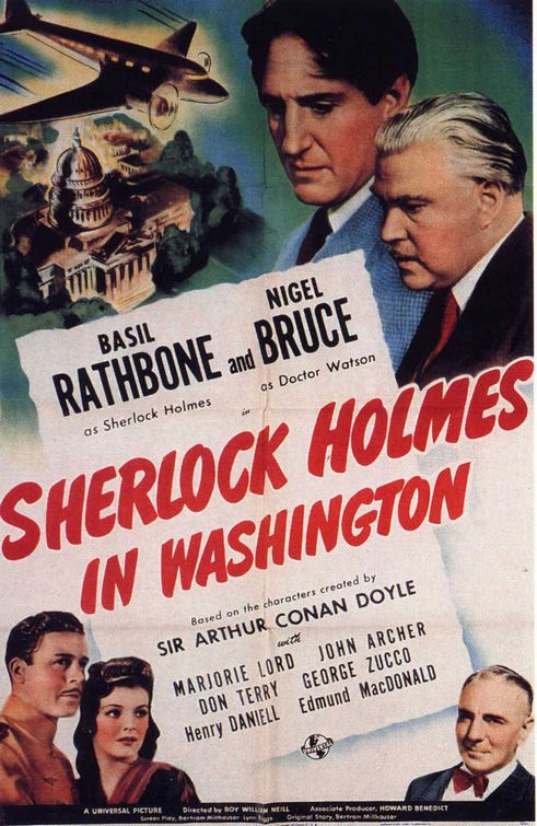 Sherlock Holmes in Washington Movie Poster