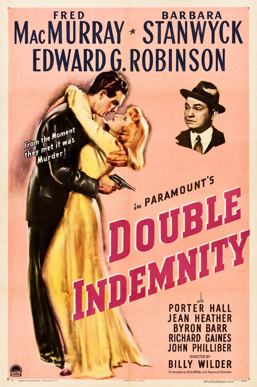 Double Indemnity Movie Poster