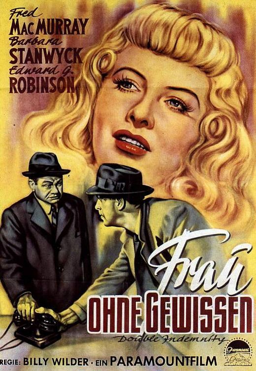 Double Indemnity Movie Poster