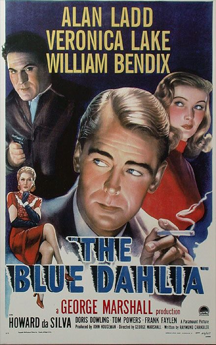 The Blue Dahlia Movie Poster