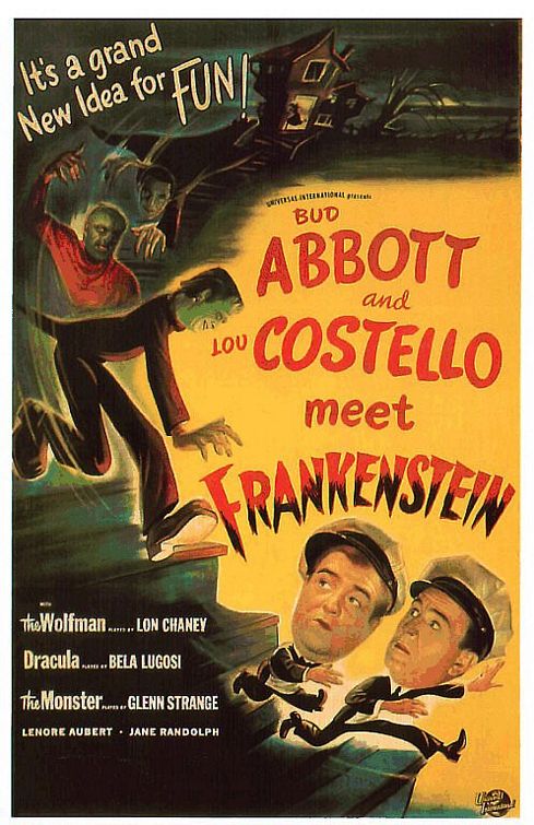 Bud Abbott Lou Costello Meet Frankenstein Movie Poster