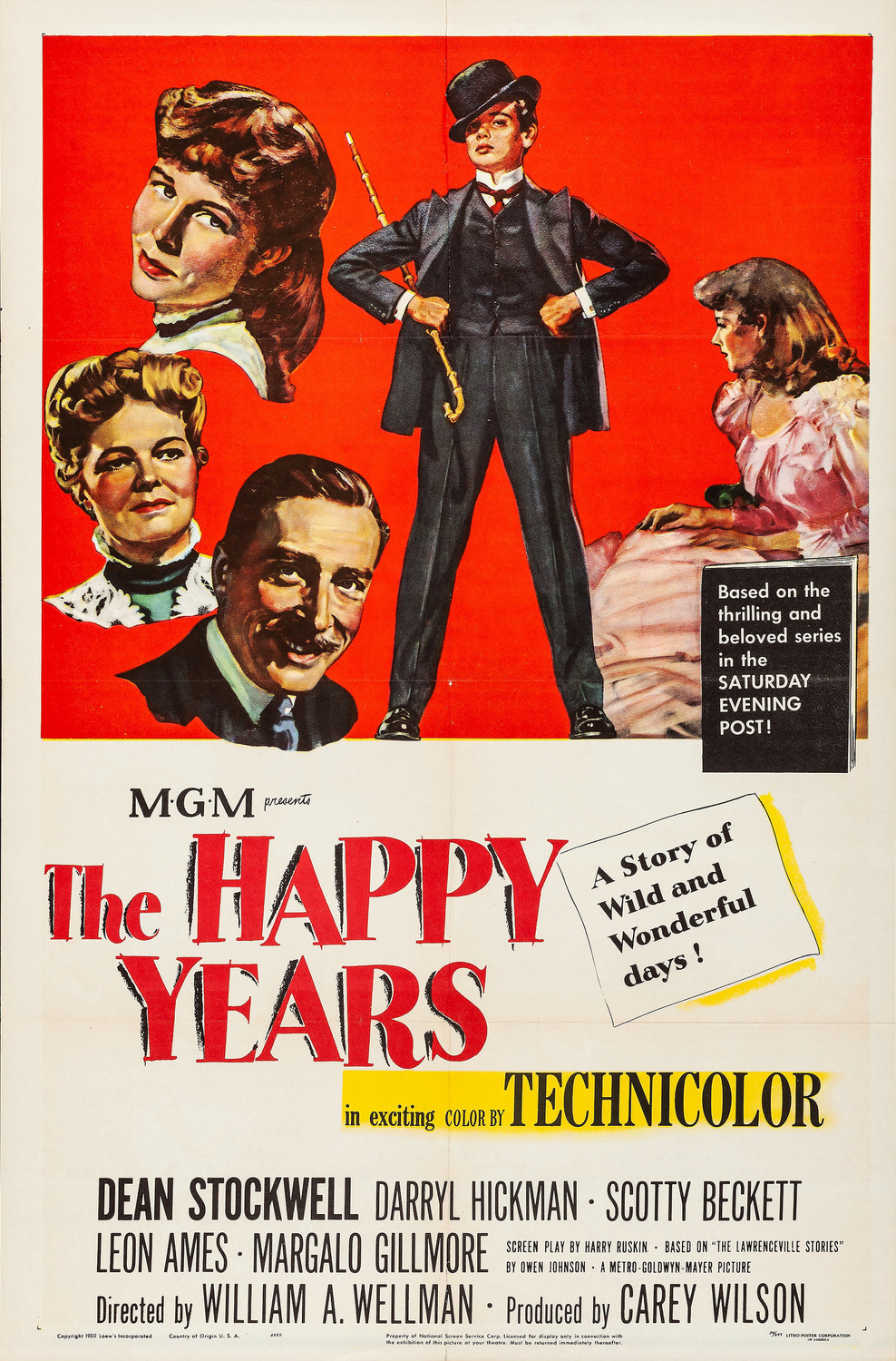 Extra Large Movie Poster Image for The Happy Years (#1 of 2)