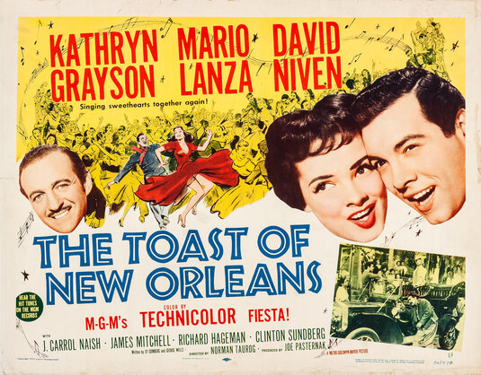 The Toast of New Orleans Movie Poster