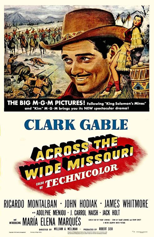 Across the Wide Missouri Movie Poster