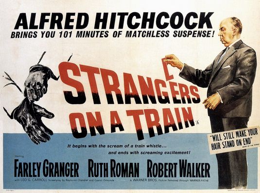 Strangers on a Train Movie Poster