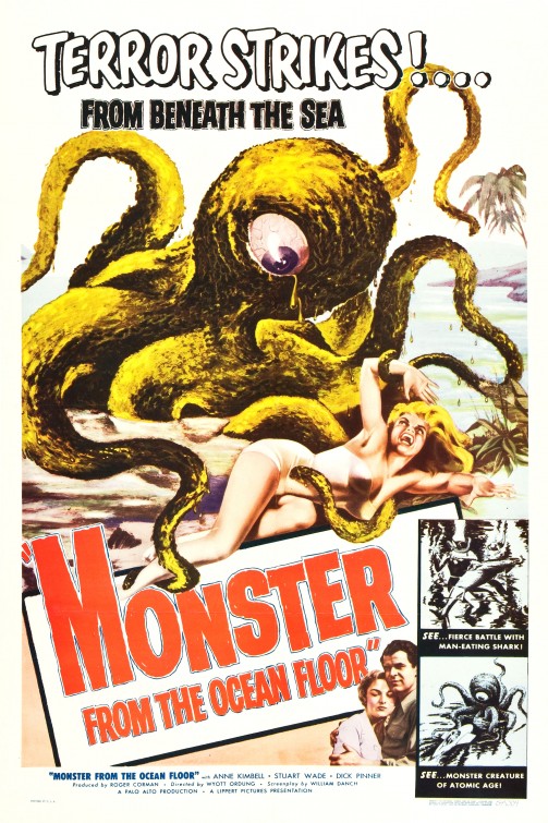 Monster from the Ocean Floor Movie Poster