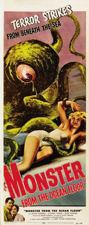 Monster from the Ocean Floor Movie Poster