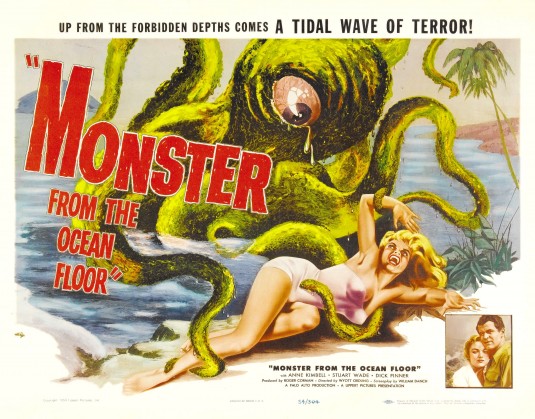 Monster from the Ocean Floor Movie Poster