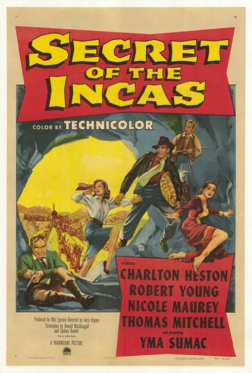 Secret of the Incas Movie Poster