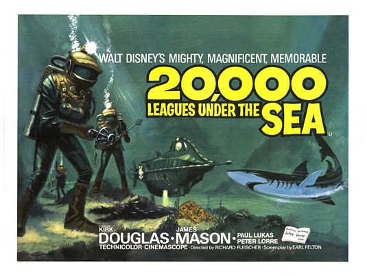 20000 Leagues Under the Sea Movie Poster