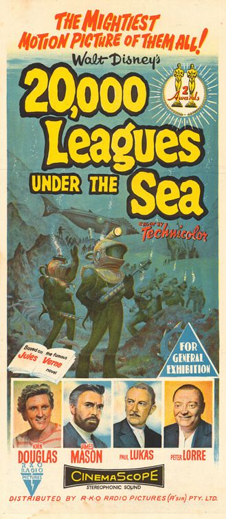 20000 Leagues Under the Sea Movie Poster