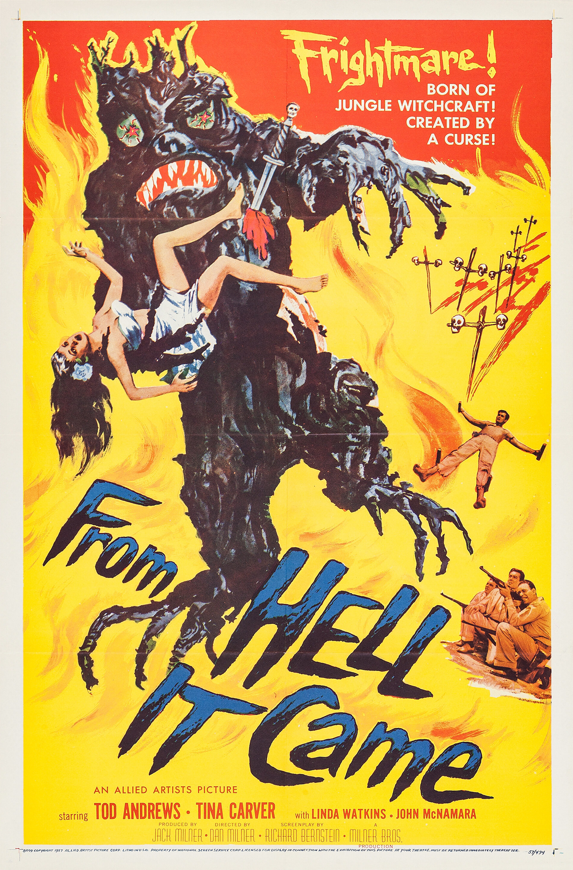 Mega Sized Movie Poster Image for From Hell It Came (#2 of 2)