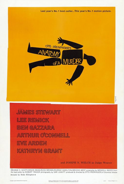 Anatomy of a Murder Movie Poster