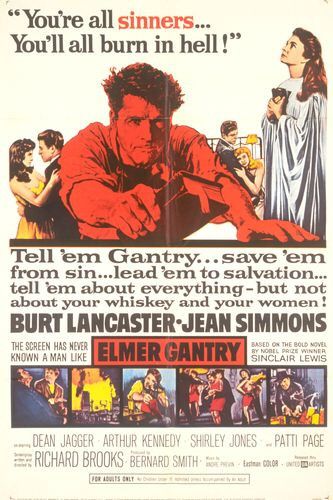 Elmer Gantry Movie Poster