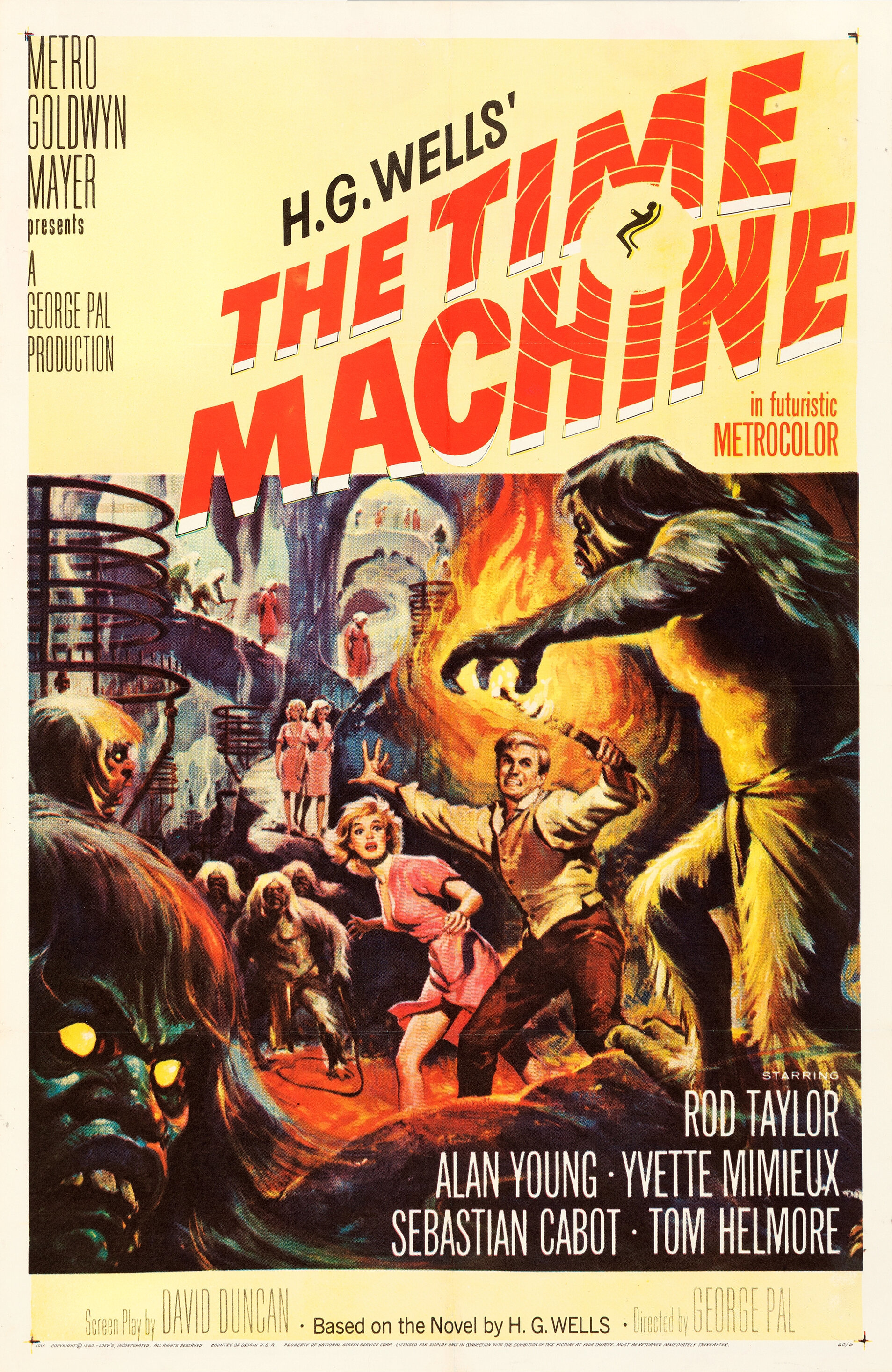 Mega Sized Movie Poster Image for The Time Machine (#1 of 4)