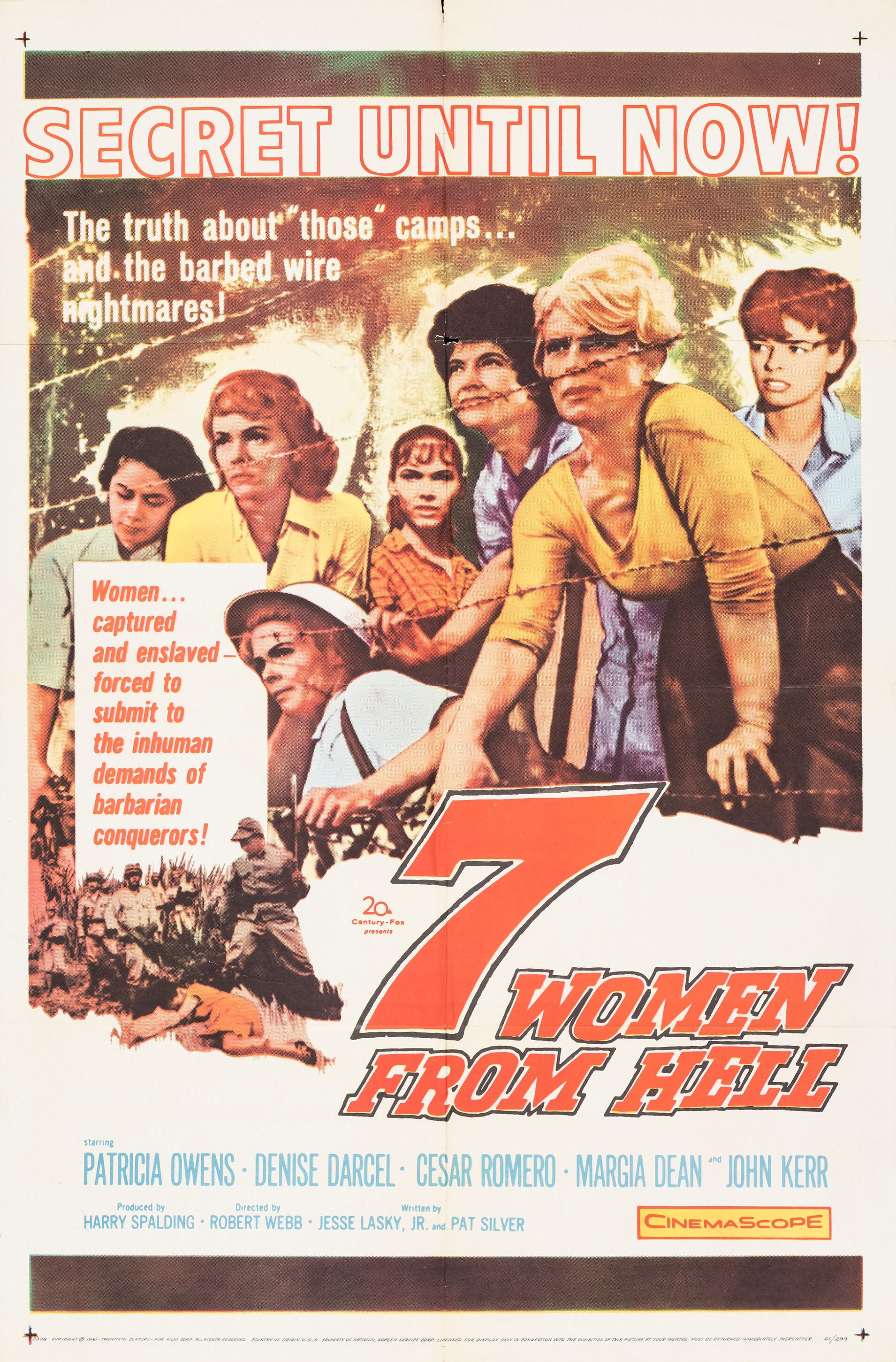 Mega Sized Movie Poster Image for 7 Women from Hell 