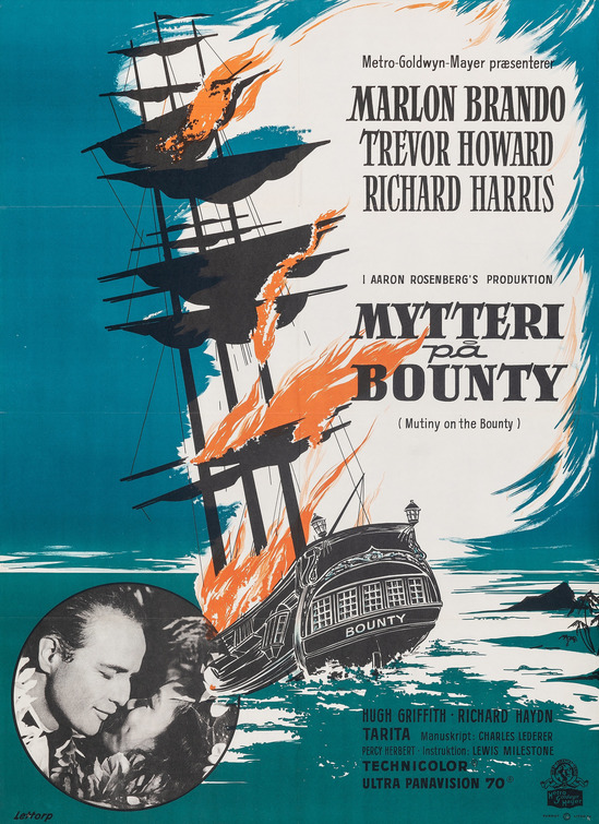 Mutiny on the Bounty Movie Poster