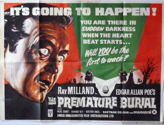 Premature Burial Movie Poster