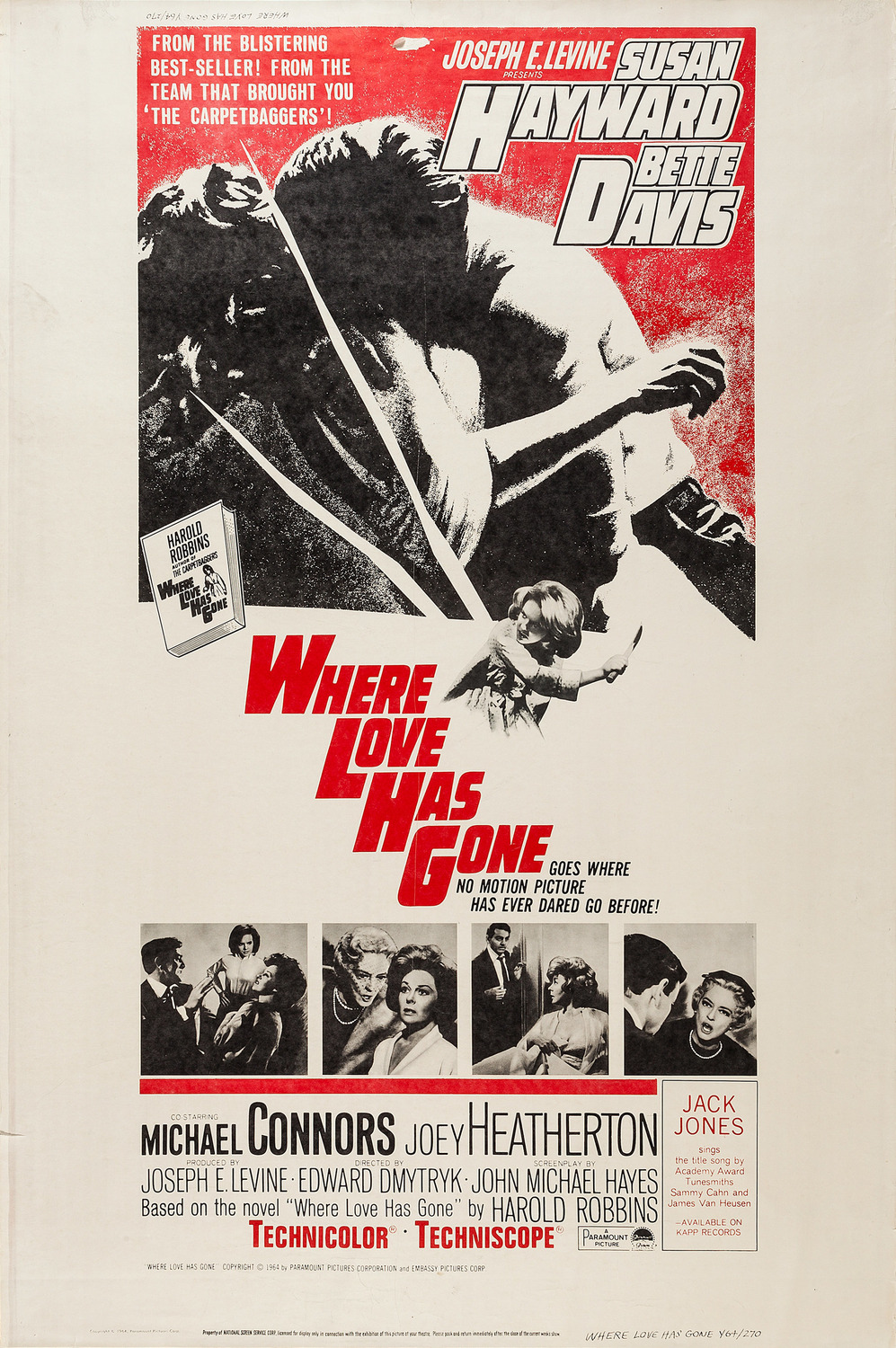 Extra Large Movie Poster Image for Where Love Has Gone (#2 of 3)