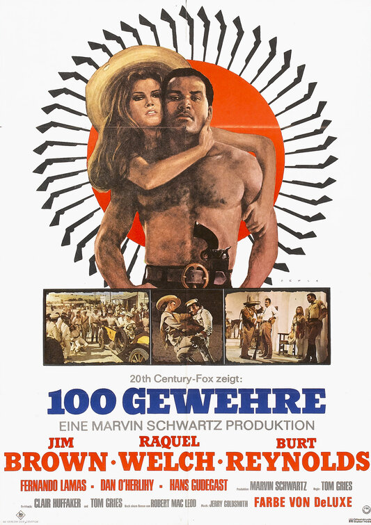 100 Rifles Movie Poster