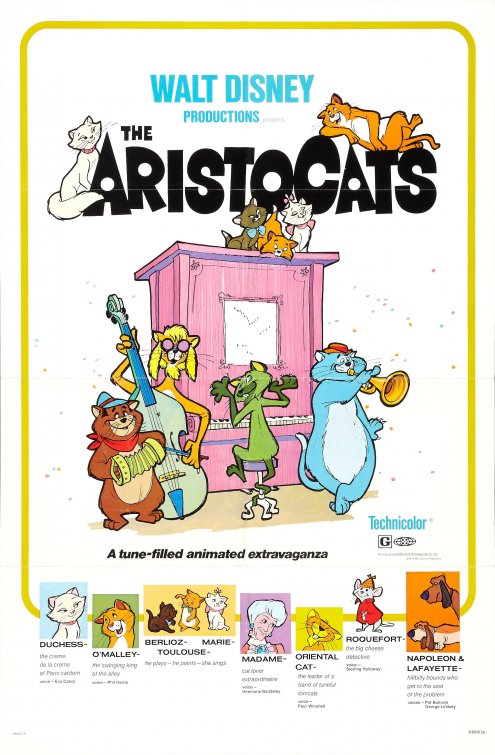 The Aristocats Movie Poster