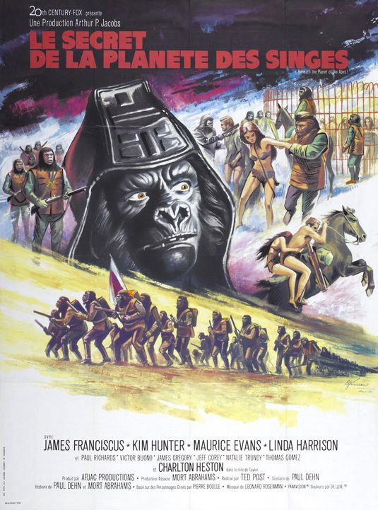 Beneath the Planet of the Apes Movie Poster