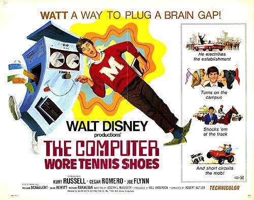 The Computer Wore Tennis Shoes Movie Poster