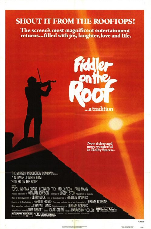 Fiddler on the Roof Movie Poster