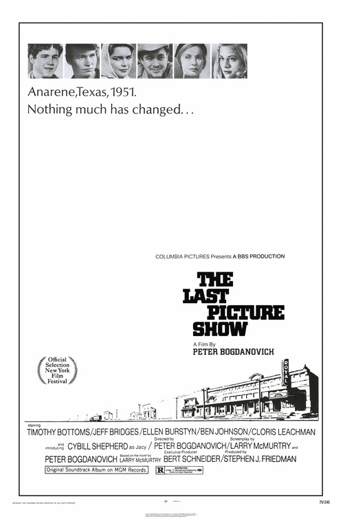 The Last Picture Show Movie Poster