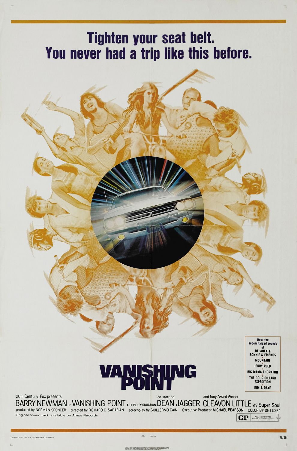 Extra Large Movie Poster Image for Vanishing Point 