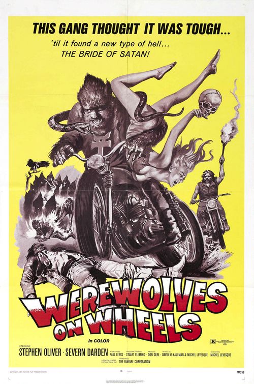 Werewolves on Wheels Movie Poster