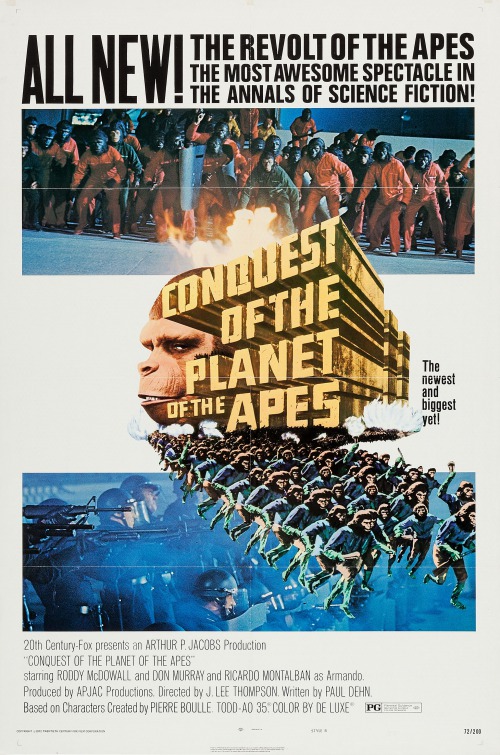 Conquest of the Planet of the Apes Movie Poster