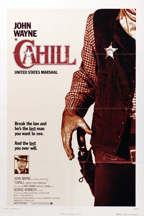 Cahill U.S. Marshal Movie Poster