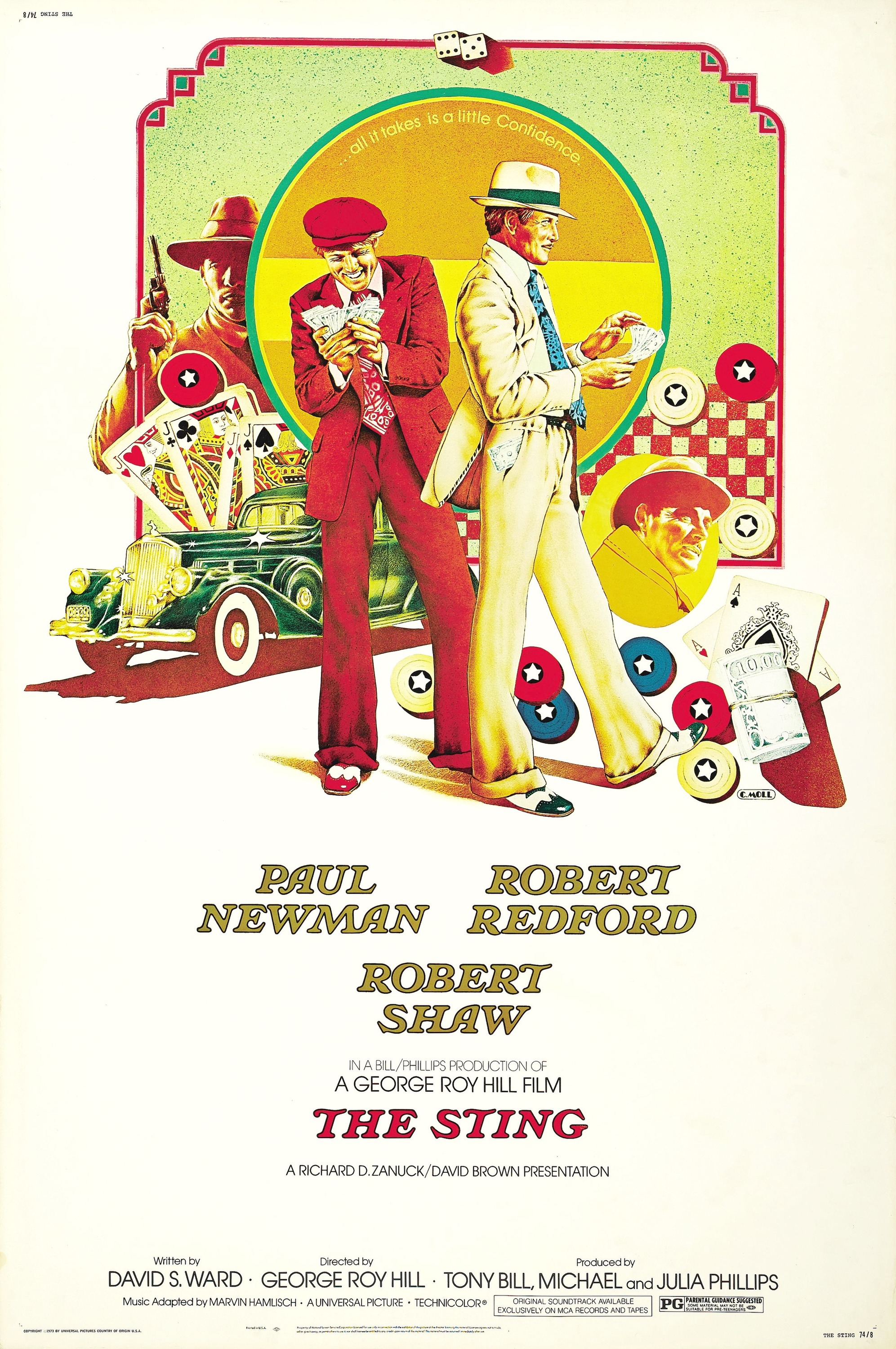 Mega Sized Movie Poster Image for The Sting (#2 of 4)