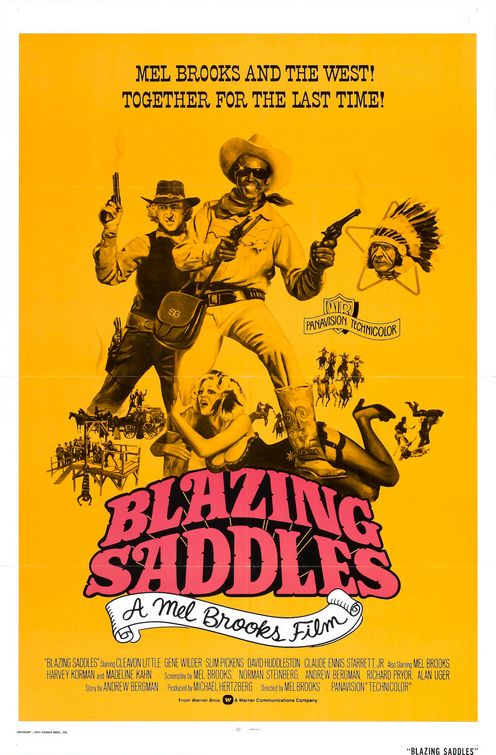 Blazing Saddles Movie Poster