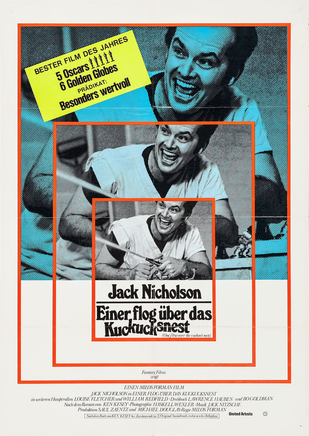 Extra Large Movie Poster Image for One Flew Over the Cuckoo's Nest (#11 of 13)