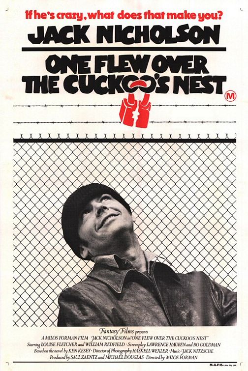 One Flew Over the Cuckoo's Nest Movie Poster