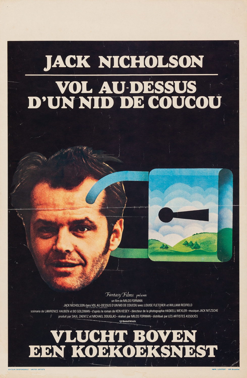 Extra Large Movie Poster Image for One Flew Over the Cuckoo's Nest (#7 of 13)