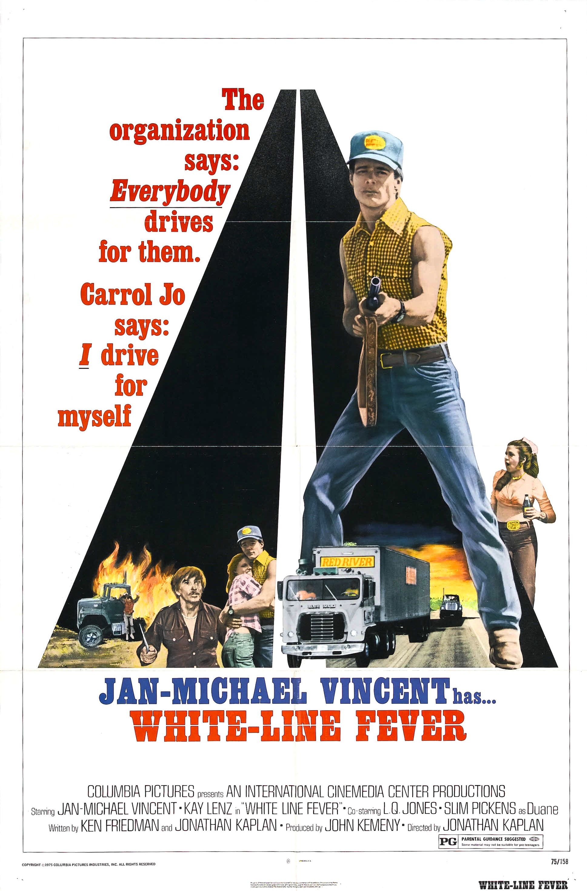 Mega Sized Movie Poster Image for White Line Fever (#2 of 2)