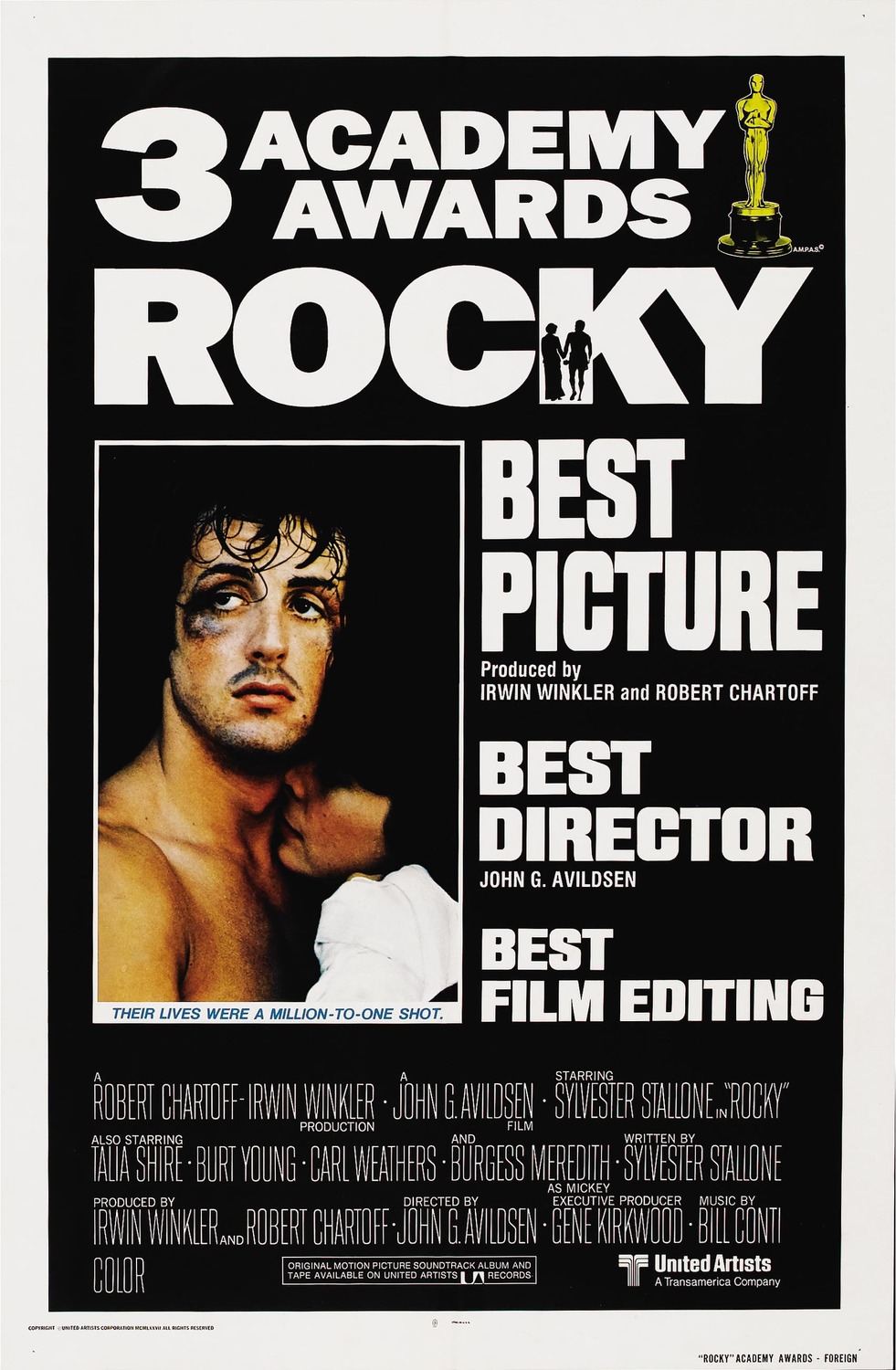 Extra Large Movie Poster Image for Rocky (#3 of 5)