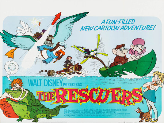 The Rescuers Movie Poster