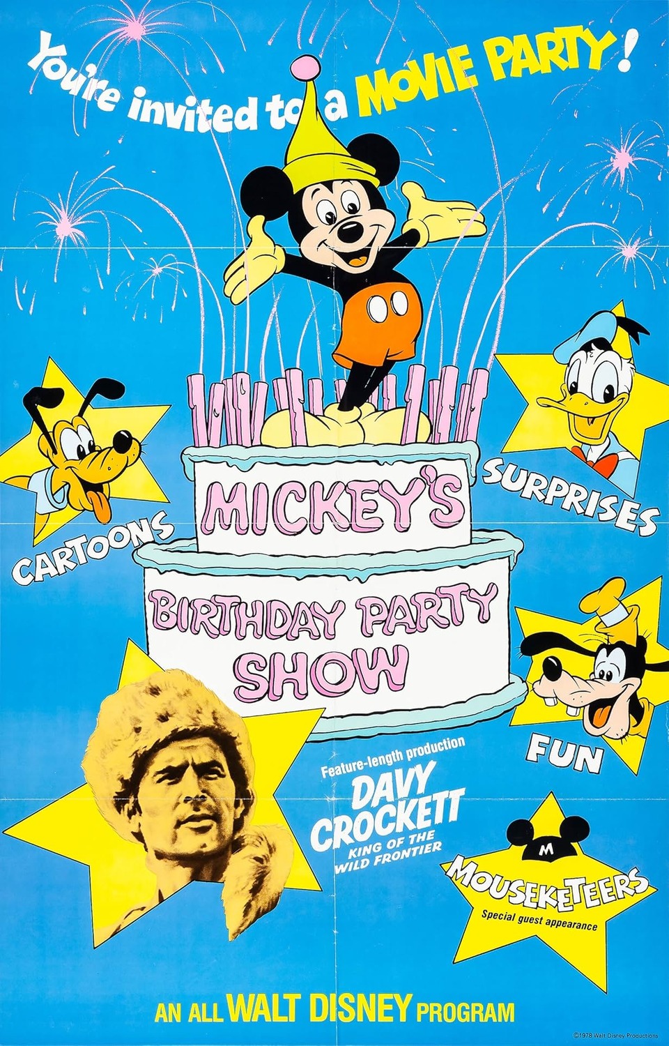 Extra Large Movie Poster Image for Mickey's Birthday Party Show 