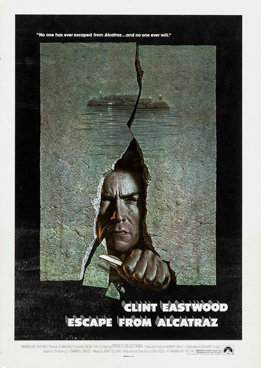 Escape from Alcatraz Movie Poster