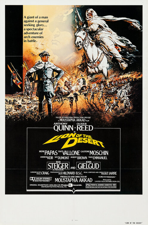 Lion of the Desert Movie Poster